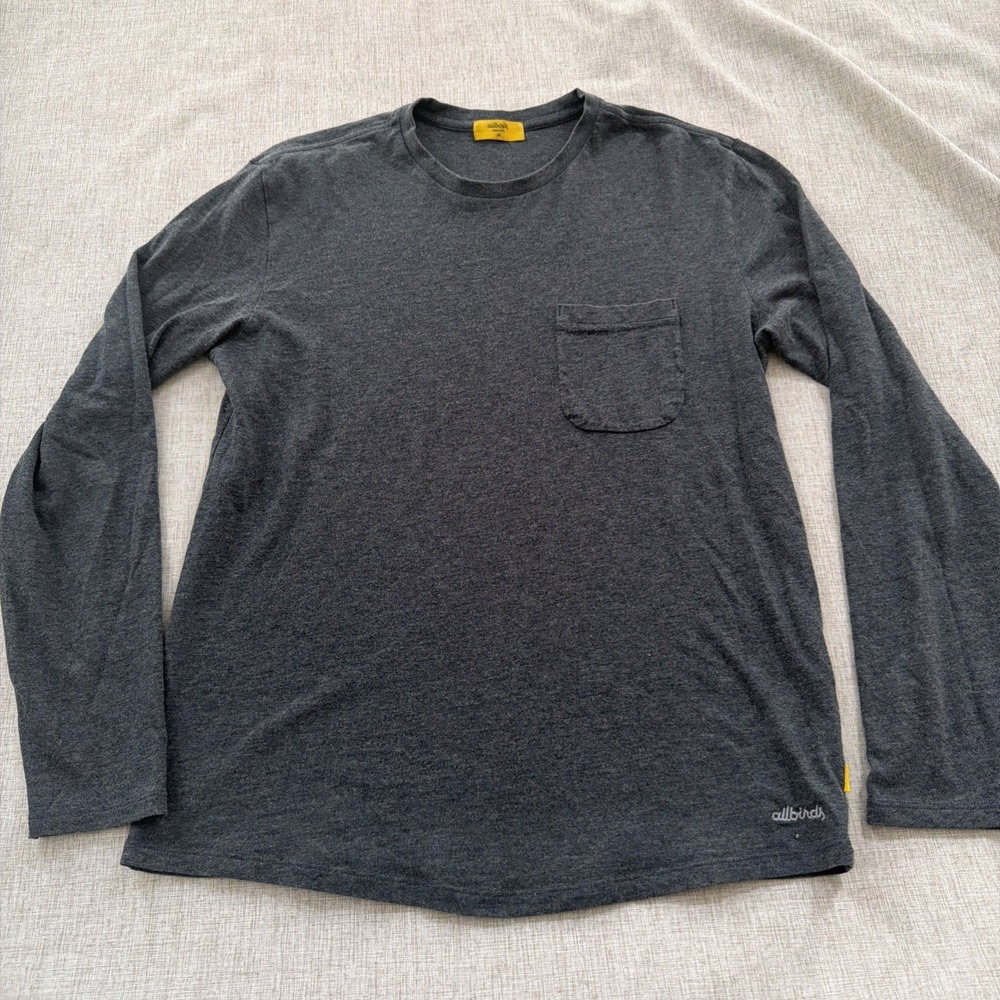 Allbirds Everyday Tee Mens Medium Merino Wool Organic Cotton Tencel Made in Peru